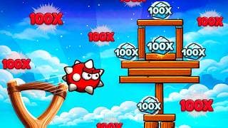 MAX TREASURE BALLS ON THE *NEW* ANGRY BALLS!