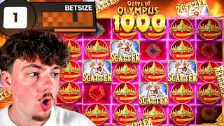 I ACCIDENTALLY SPUN INTO MY BEST GATES OF OLYMPUS 1000 BONUS...