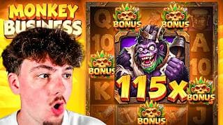 MONKEY BUSINESS EPIC BONUS WENT INSANE!