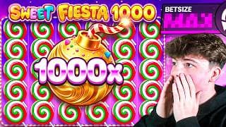 I HIT A 1000x MULTI ON A NORMAL SWEET FIESTA 1000 BONUS!