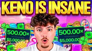 HITTING SO MANY CRAZY KENO WINS...