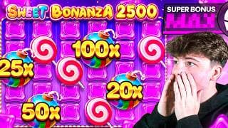 I SPUN IN MY BIGGEST SWEET BONANZA 2500 WIN...