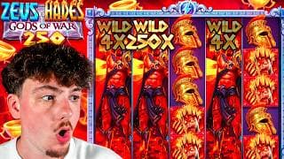 I WENT CRAZY ON ZEUS VS HADES 250...