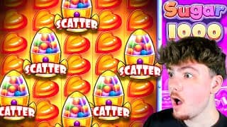 CRAZY DOUBLE SUGAR RUSH 1000 RETRIGGER...
