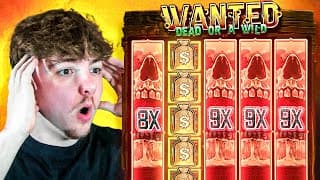 I HIT 4VS ON WANTED DEAD OR A WILD! (HUGE WIN)