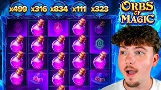I HIT AN INSANE MAX WIN ON ORBS OF MAGIC!