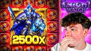 I HIT THE 2500X ON KNIGHT WATCH AND PAID MY BIGGEST WIN!