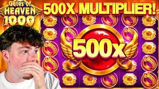 I HIT 500X MULTI ON GATES OF HEAVEN 1000!