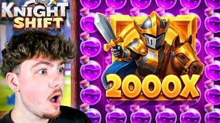I HIT THE MAX MULTI ON KNIGHT SHIFT! (2000x MULTIPLIER)