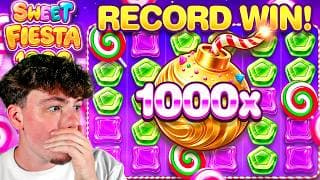 I HIT MY BIGGEST SWEET FIESTA 1000 WIN EVER!